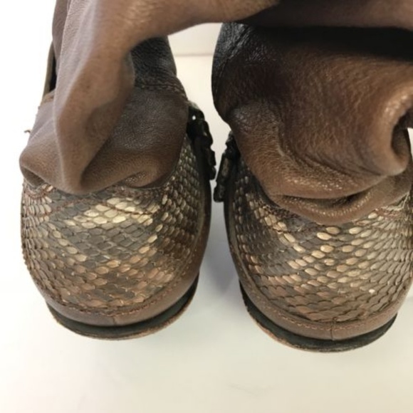 Corral Vintage Python Brown Cowgirl Boots Size 8 M - Picture 3 of 6